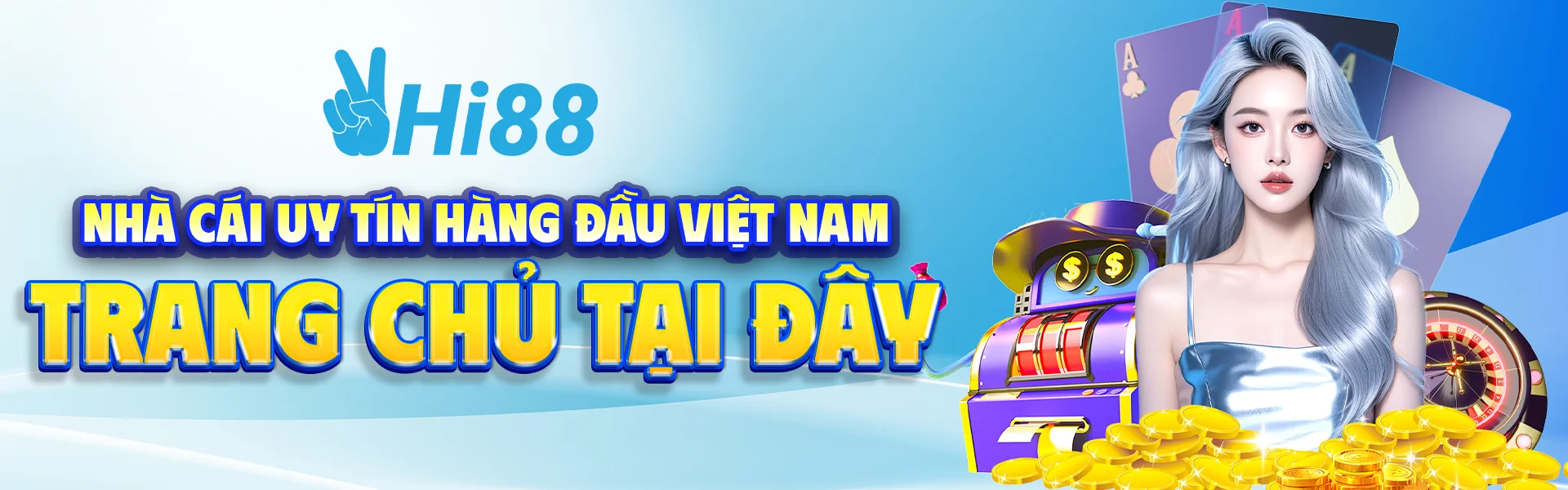 Banner Hi88 về nổ hũ, slot game và bắn cá và nội dung giải trí đa dạng
