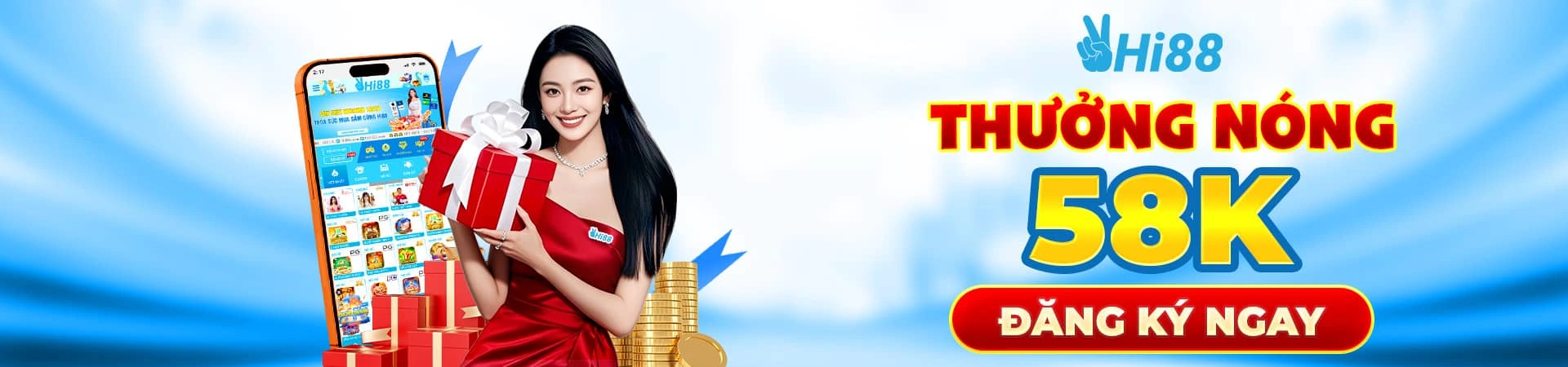 Banner Hi88 về ưu đãi và nhắc nhở trách nhiệm